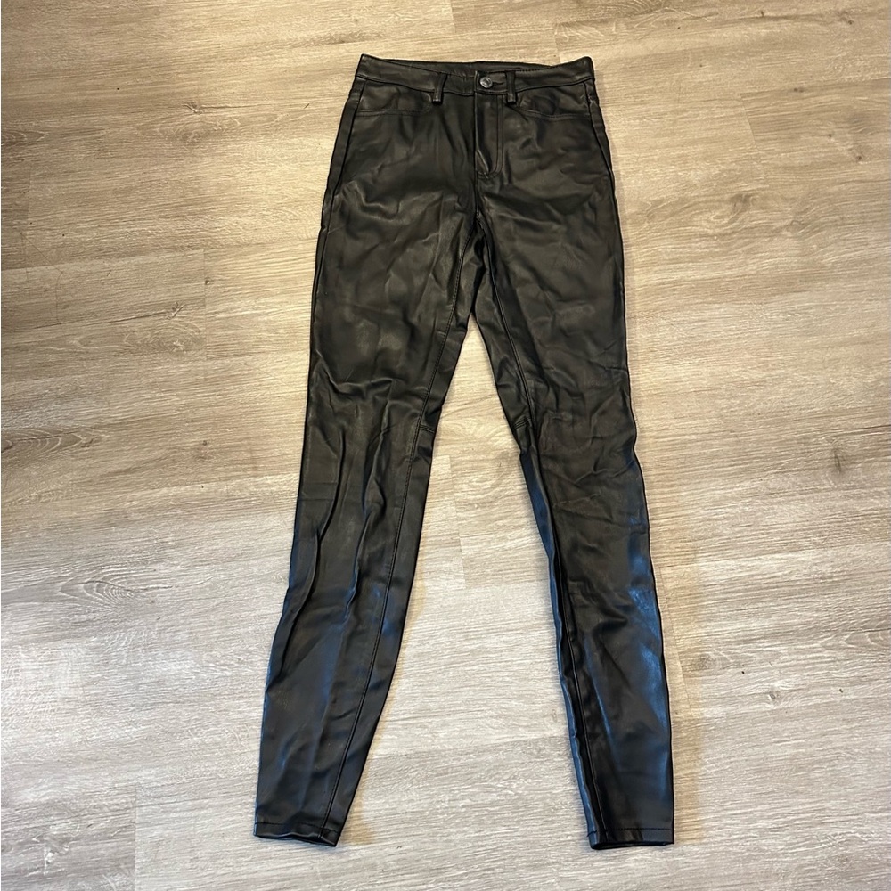 Free People Faux Leather Pants Women’s Size 25
